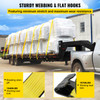Truck Straps 4" x30' Flatbed Straps Tie Down 15400lbs Load Capacity Flatbed Strap Cargo Control for Flatbeds, Trucks, Trailers, Farms, Rescues, Tree Saver, Yellow (10-Pack)