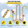 J Hook Chain, 5/16 in x 8 ft Tow Chain Bridle, Grade 80 J Hook Transport Chain, 9260 Lbs Break Strength with J Hook & Grab Hook, Tow Hooks for Trucks, Heavy Duty J Hook and Chain Shorteners