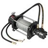 Hydraulic Winch, Anchor Winch 15000lbs, Steel Cable Drive Winch for Towing
