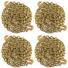 Tow Chain Grade 70 Chain 5/16"x21' With Safety Grab Hooksfor Logging 4 Pcs