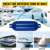 4 New Ribbed 8.5" X 27" Boat Fenders Vinyl Bumper Dock Shield Protection Blue