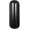4 New Ribbed Boat Fenders 10" X 28" Black Center Hole Bumpers Mooring Protection