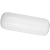 4 NEW RIBBED BOAT FENDERS 10" x 28" WHITE CENTER HOLE BUMPERS MOORING PROTECTION