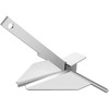Boat Anchor Kit 13 lb Fluke Style Anchor, Hot Dipped Galvanized Steel Fluke Anchor, Marine Anchor with Anchor, Rope, Shackles, Chain for Boat Mooring on The Beach, Boats from 20'-32'