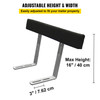 Boat Trailer Guide-ons 48" Rustproof Trailer Guides w/Carpet-padded Boards