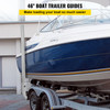 Boat Trailer Guide-ons 46" Aluminum Trailer Guide on 2PCS Trailer Guides