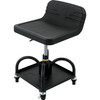 Rolling Garage Stool 300LBS Adjustable Mechanic Work Shop Seat w/Casters