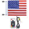 Led Whip Lights Lighted Whips for UTV RGB Color Led Lighted Whip 3ft 1pc Off-road