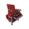 4 Drawer Deluxe Service Cart - Red