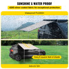 Car Side Awning, 6.6'x8.2', Pull-Out Retractable Vehicle Awning Waterproof UV50+, Telescoping Poles Trailer Sunshade Rooftop Tent w/Carry Bag for Jeep/SUV/Truck/Van Outdoor Camping Travel, Sand
