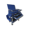 Deluxe Service Cart - Blue
