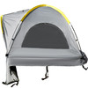 Truck Tent 6.4'-6.7' Truck Bed Tent, Full Size Pickup Tent, Truck Camper, 2-Person Sleeping Capacity, 2 Mesh Windows, Easy to Setup Truck Tents for Camping, Hiking, Fishing, Grey Color