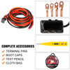 Winch Wiring Kit 2 Gauge 32 FT Winch Quick Connect Power Cable, Universal Hi-Amp Wiring Kit, Power Disconnect Jumper Cable Connector Kit, Winch Power Cable Kit for Trailer/Truck Winch/ATV