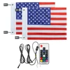 4ft 2pcs LED Whip Lights Lighted Whips for UTV RGB Color Led CB Antenna Off-road