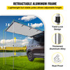 Car Awning Car Tent Retractable Waterproof SUV Rooftop Grey 7.6'x8.2'