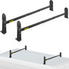 Roof Ladder Rack Van Ladder Rack 34.6'-56' Adjustable 2 Bars 661 LBS Black