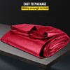 Flatbed Tarps, 18OZ Flatbed Truck Tarp, 16x24 Ft Polyethylene Lumber Tarp, Red Heavy Duty Trailer Tarp with Stainless Steel D Rings for Trucks, Vans, Small Boats, Machinery & Outdoor Materials