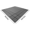 Flatbed Tarps, 18OZ Flatbed Truck Tarp, 16x24 Ft Polyethylene Lumber Tarp, Black Heavy Duty Trailer Tarp with Stainless Steel D Rings For Trucks, Vans, Small Boats, Machinery & Outdoor Materials