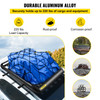 Universal Roof Rack Car Luggage Cross Bar Aluminum with Bars 50" X 38" Basket
