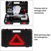 Electric Car Jack 3 Ton 12V Floor Jack, All-in-One Electric Scissor Jack, 120-370/170-420MM Lifting Range Scissor Lift Jack, Automatic Car Repair Tool with Tool Case, for Sedans and SUV Repair