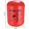 Air Jack Exhaust 4x4 Off Road 4 Tonne Lift Capacity Most Durable Hose Extension