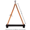 Watercraft Lift Sling, 1000lbs Capacity Jet Ski Lift Sling, 39'' Watercraft Sling w/Heavy Duty Powder-Coated Steel Brackets, Polyester Lifting Straps for Personal Watercraft, PWC, Jet Ski