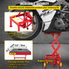 Motorcycle Jack, Scissor Jack 300lbs, Hydraulic Lift Table With Fastening Straps