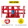 Hydraulic Car Rampshydraulic Vertical Ramps 5t/11000lbs Low Profile 1pcs In Red
