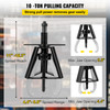 3 Jaw Gear Puller, 10 Ton/22040 LBS Capacity Manual Puller,11" -16.3" Spread Reach and 4.4"- 9.8" Spread Range, 14.5" Lead Screw Length Gear Removal Tools For Slide Gears, Pulleys, and Flywheels