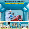 Inflatable Spray Booth Car Paint Tent 28x15x10FT Filter System 2 Blowers