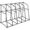 Vertical Bar Rack, 60"W x 24"D x 60"H Vertical Material Bar Rack, 5 Rays Vertical Bar Storage Rack, 660 LBS Capacity Vertical Pipe Storage Rack, for Storing Lumbers, Pipes, Other Long Material