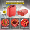 Jerry Can 5.3 Gal / 20L Jerry Fuel Can with Flexible Spout for Cars Red