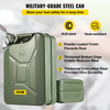 Oil Can 5.3 Gal / 20L Fuel Can with Flexible Spout for Cars Green