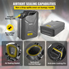Oil Can 5.3 Gal / 20L Fuel Can with Flexible Spout for Cars Black