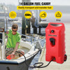 Fuel Caddy Portable Fuel Storage Tank 14 Gallon On-Wheels with Siphon Pump