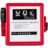 Mechanical Fuel Meter 20 GPM Fuel Flow Meter 3-Digital Batch Display Fuel Transfer Meter 1 Inch Diesel Fuel Flow Meter All Fuel Transfer Pumps Gasoline Flow Meter