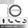 AN8 Fitting Stainless Steel Nylon Braided Oil Fuel Hose Line Kit