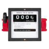 Mechanical Fuel Meter 40 GPM Fuel Flow Meter 4-Digital Batch Display Fuel Transfer Meter 1 Inch Diesel Fuel Flow Meter All Fuel Transfer Pumps Gasoline Flow Meter