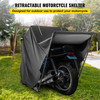 Motorcycle Tent Motorbike Cover Larger Shelter Folding Design UV Resistant Sturdy Mantle