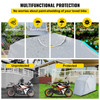 Motorcycle Shelter, Waterproof Motorcycle Cover, Heavy Duty Motorcycle Shelter Shed, 420D Oxford Motorbike Shed Anti-UV, 106.3"x41.3"x62.9" Silver Shelter Storage Tent with Lock & Weight Bag