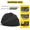 Waterproof Motorcycle Cover, Motorcycle Shelter, Heavy Duty Motorcycle Shelter Shed, 600D Oxford Material Motorbike Shed Anti-UV, Black Shelter Storage Garage Tent Dome Shape with Carry Bag