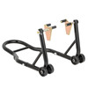 Motorcycle Stand Paddock Stand Front Fork Lift Sport, 3 in Cast Iron Wheel