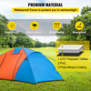 Motorcycle Camping Tent, 3-4 Person Motorcycle Tent for Camping, Waterproof Backpacking Tent w/Integrated Motorcycle Port, Easy Setup Motorcycle Tent for Outdoor Hiking Hunting Adventure Travel