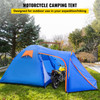 Motorcycle Camping Tent, 2-3 Person Motorcycle Tent for Camping, Waterproof Motorcycle Tent w/Integrated Motorcycle Port, Easy Setup Motorbike Camping Tent for Outdoor Hiking and Backpacking