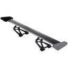 GT Wing 43.3Inch Universal Aliminum GT Wing Spoiler Single Deck Spoiler Wing Universal Wing For Car, Vehicle, Black