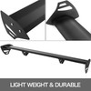 Universal GT Wing Spoiler 110CM Lightweight Aluminum Rear Spoiler Wing Adjustable Single Deck