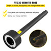 Inner Tie Rod Tool, 35 mm - 45 mm Universal Tie Rod Removal Tool, 30 mm Drive Tube Tie Rods Tool, Heavy-Duty Steel Inner Tie Rod Removal Tool For Vehicles