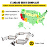 Pair of Catalytic Converter Fits 2008 2009 Audi Q7 3.6L V6