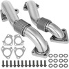 6.6L Duramax Heavy Duty Ugraded 304SS Up Pipes W/ Gaskets 01-16 GMC Chevy