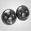 2pcs 7" For Jeep Wrangler Led HeadLight Halo Angle Eyes for 97-2016 JK TJ LJ